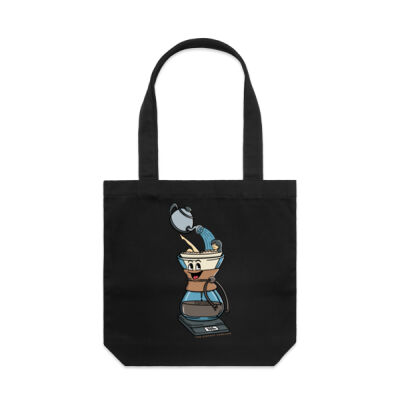 Chemex Brew Relax Tote Bag (Black/Natural) Thumbnail